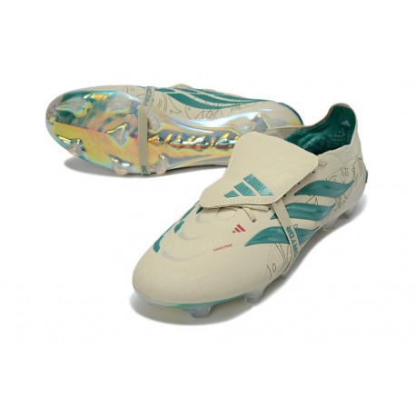 adidas Predator Elite FT FG Soccer Cleats Beige Green