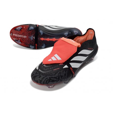 adidas Predator Elite FT FG Soccer Cleats Core Black Ftwr White Lucid Red