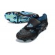 New adidas Predator Elite Tongue FG Shoes Core Black Equipment Green