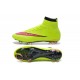 Nike Mercurial Superfly Iv Ronaldo CR7 FG Soccer Shoes Volt Pink