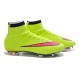 Nike Mercurial Superfly Iv Ronaldo CR7 FG Soccer Shoes Volt Pink