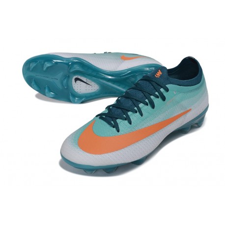 Nike Mercurial Vapor 17 Elite FG Soccer Shoes Green Orange