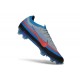 Nike Mercurial Vapor 17 Elite FG Soccer Shoes Blue Gray Crimson