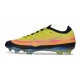 Nike Mercurial Vapor 17 Elite FG Soccer Shoes Yellow Orange Black