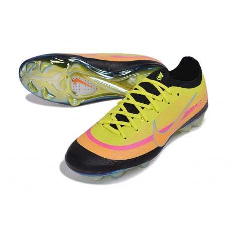 Nike Mercurial Vapor 17 Elite FG Soccer Shoes Yellow Orange Black