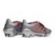 New adidas Predator Elite Tongue FG Shoes Grey Red