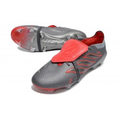 New adidas Predator Elite Tongue FG Shoes Grey Red