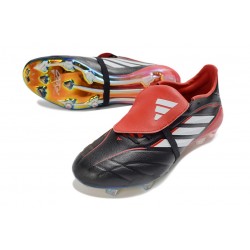 New adidas Predator Elite Tongue FG Shoes Black White Red