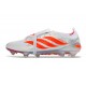 New adidas Predator Elite Tongue FG Shoes White Crimson