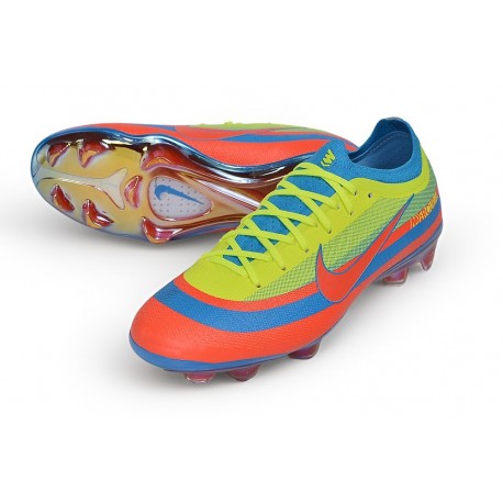 Nike Zoom Mercurial Vapor XVII Elite Firm Ground Boot Yellow Blue Red