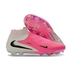 Nike Phantom 6 High Elite FG Cleat Pink White Black