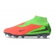 Nike Phantom 6 High Elite FG Soccer Shoes Hot Punch Black Green Strike