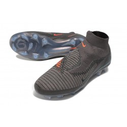 Nike Phantom 6 High Elite FG Soccer Shoes Med Ash Gold Amber Black
