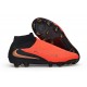Nike Phantom 6 High Elite FG Soccer Shoes Crimson Black
