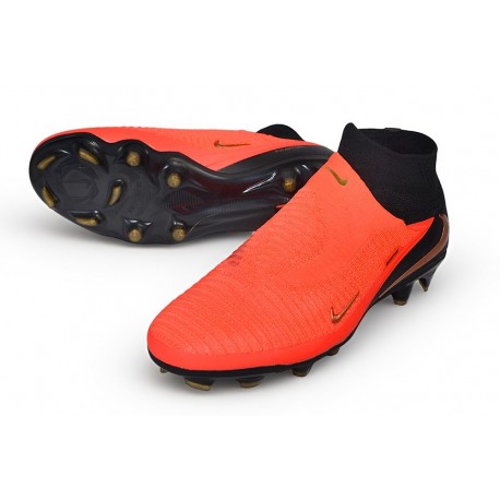 Nike Phantom 6 High Elite FG Soccer Shoes Crimson Black