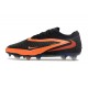 Nike Phantom 6 Low Elite FG Soccer Cleat Black Brt Crimson