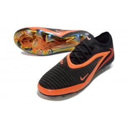 Nike Phantom 6 Low Elite FG Soccer Cleat Black Brt Crimson
