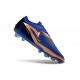 Nike Phantom 6 Low Elite FG Soccer Cleat Navy Blue Gold