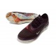 Nike Phantom 6 Low Elite FG Soccer Cleat Burgundy Crush Univ Red Fossil