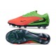 Nike Phantom 6 Low Elite FG Soccer Cleat Hot Punch Black Green Strike