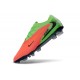 Nike Phantom 6 Low Elite FG Soccer Cleat Hot Punch Black Green Strike
