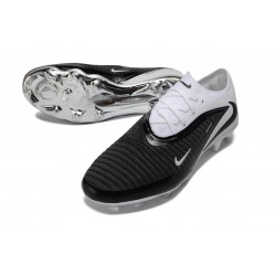 Nike Phantom 6 Low Elite FG Soccer Cleat Black White
