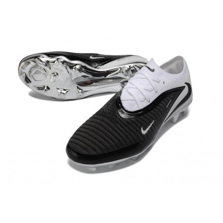 Nike Phantom 6 Low Elite FG Soccer Cleat Black White