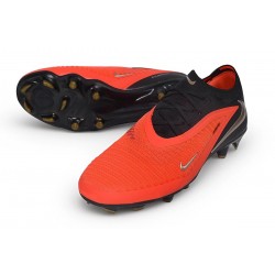 Nike Phantom 6 Low Elite FG Soccer Cleat Brt Crimson Blur Black