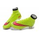 Nike Mercurial Superfly Iv Ronaldo CR7 FG Soccer Shoes Volt Pink