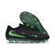 Nike Phantom 6 Low Elite FG Soccer Cleat Black Illusion Green Black