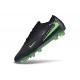 Nike Phantom 6 Low Elite FG Soccer Cleat Black Illusion Green Black