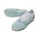 Nike Phantom 6 Low Elite FG Soccer Cleat White Mint Metallic Blue