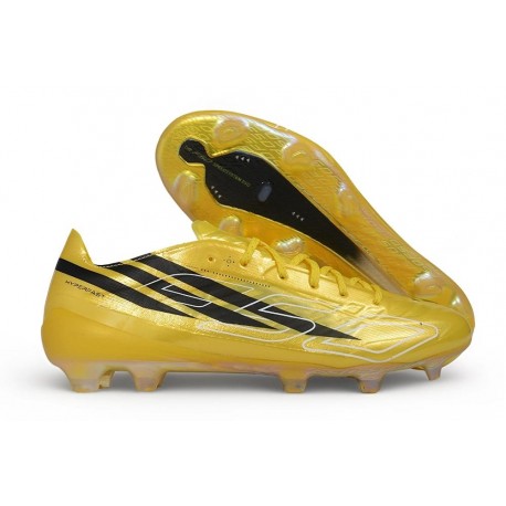 adidas F50 Hyperfast Evo FG New Shoes Gold Black