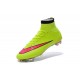 Nike Mercurial Superfly Iv Ronaldo CR7 FG Soccer Shoes Volt Pink