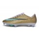 New Nike Zoom Mercurial Superfly XI Elite FG Mtlc Gold Green Glow