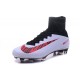 New Top Nike Mercurial Superfly V FG Soccer Cleat White Red