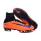 Nike Mercurial Superfly V FG Mens Football Boots Orange Purple