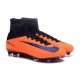 Nike Mercurial Superfly V FG Mens Football Boots Orange Purple