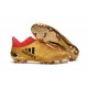 adidas X 16+ Purechaos FG News 2016 Soccer Shoes Gold Red Black
