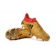 adidas X 16+ Purechaos FG News 2016 Soccer Shoes Gold Red Black