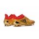 adidas X 16+ Purechaos FG News 2016 Soccer Shoes Gold Red Black
