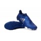 New Mens adidas X 16+ Purechaos FG/AG Cleats Blue Silver