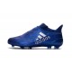 New Mens adidas X 16+ Purechaos FG/AG Cleats Blue Silver