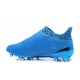 New Mens adidas X 16+ Purechaos FG/AG Football Boots Blue Silver