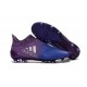 New Mens adidas X 16+ Purechaos FG/AG Cleats Purple Blue Silver