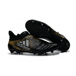 New Mens adidas X 16+ Purechaos FG/AG Cleats Black Gold