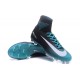 Nike Mercurial Superfly V FG Mens Football Boots Black Blue White