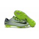 Nike Mercurial Vapor 11 FG Men Football Cleat Platinum Black Green