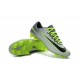 Nike Mercurial Vapor 11 FG Men Football Cleat Platinum Black Green