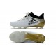 New 2016 adidas X 16.1 FG Firm Ground Soccer Boots White Black Gold